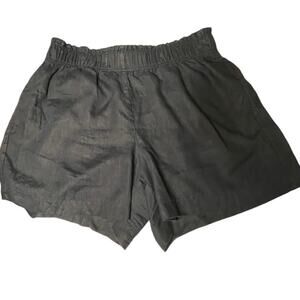 Quince Blue Athletic Shorts Lightweight Elastic Waist